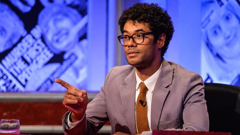 Richard Ayoade, Roisin Conaty, Robert Peston episode still